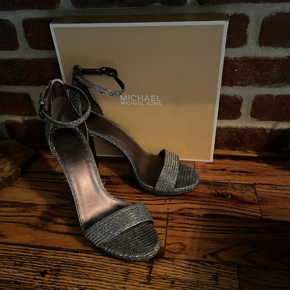 Michael Kors ankle strap heel